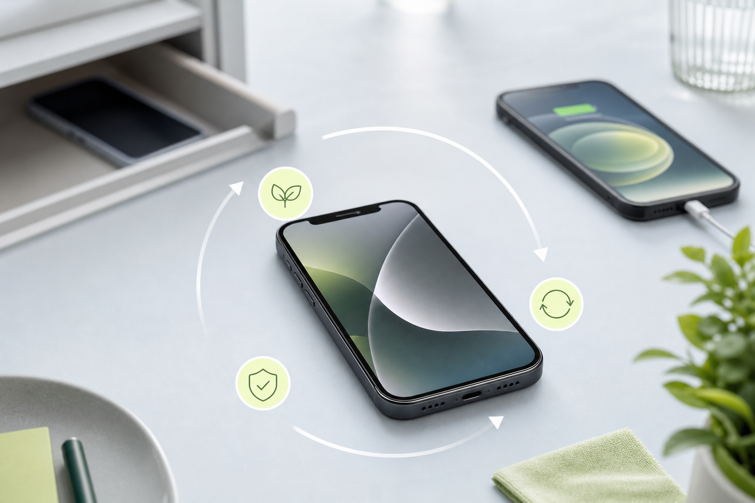 Every device kept in circulation is one device not manufactured Extending device life through graded circular inventory